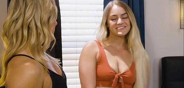 Kenzie Madison and Candice Dare enjoy their first date